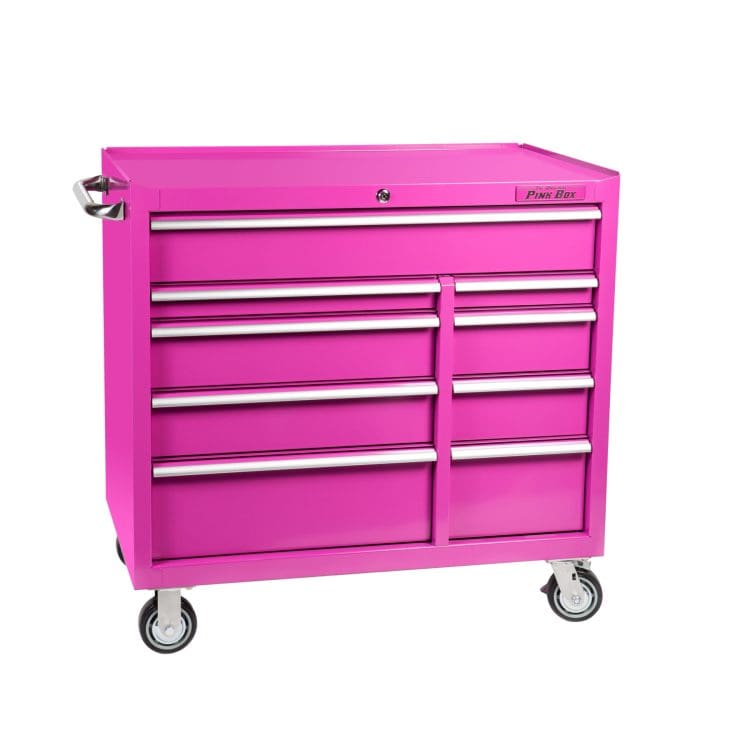 41 x 24, 11 Self-Latching Drawers Roller Cabinet - Rockin Toolboxes