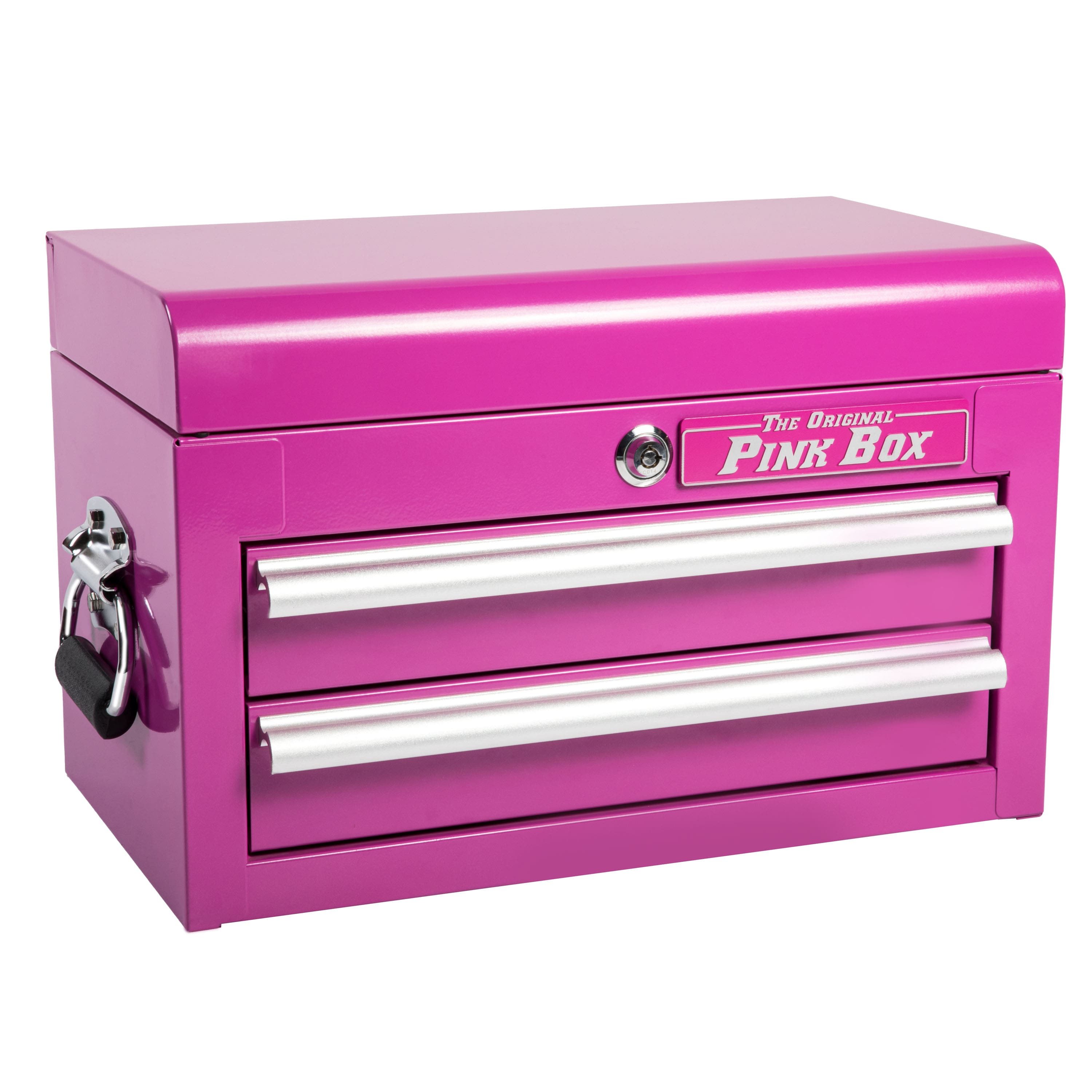 18 Inch 2 Drawer 18G Steel Mini Chest THE ORIGINAL PINK BOX 18-inch-2-drawer-18g-steel-mini-chest-the-original-pink-box