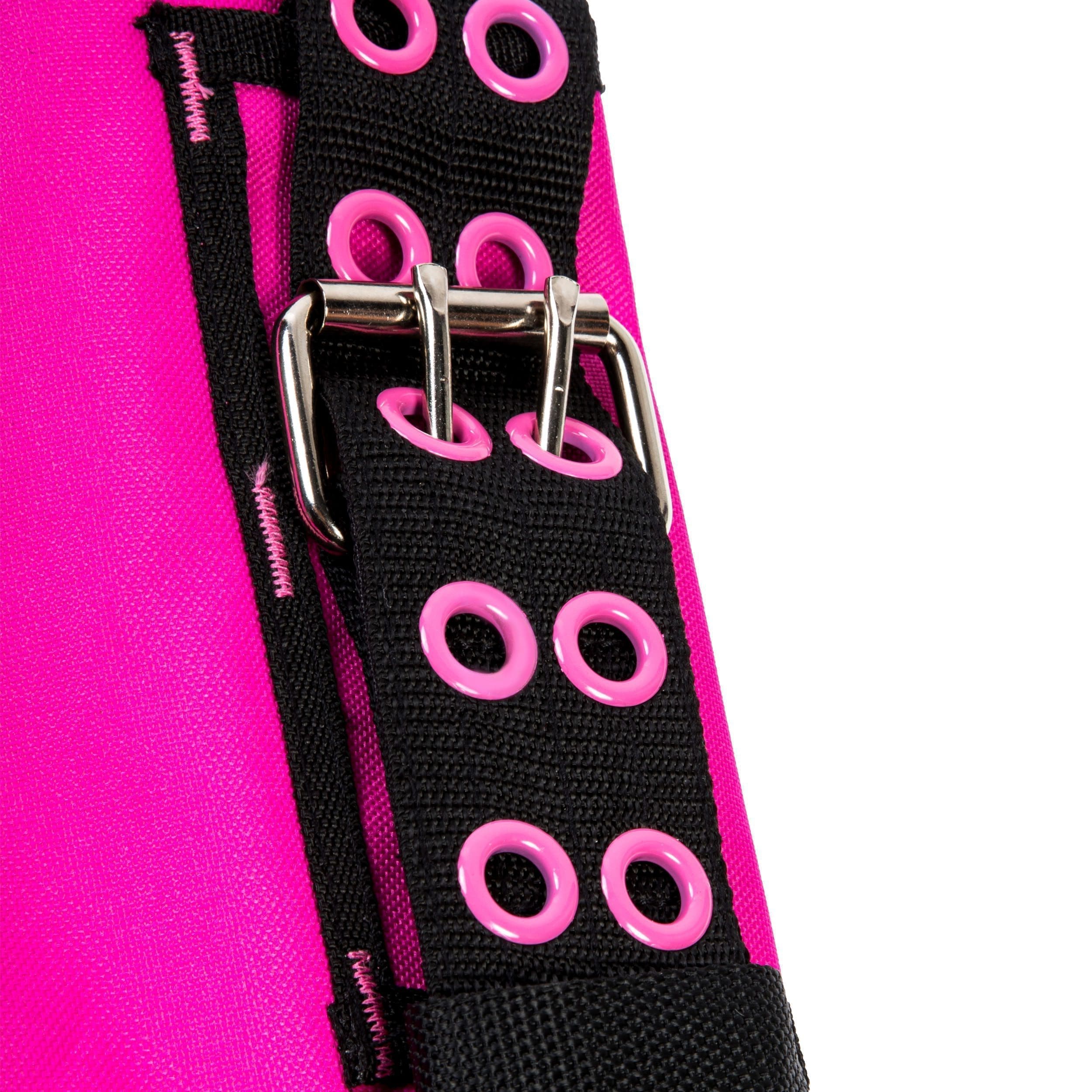 2-Pouch Canvas Tool Belt with Adjustable Waist - THE ORIGINAL PINK BOX